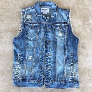 Urban Outfitters | Distressed Denim Vest